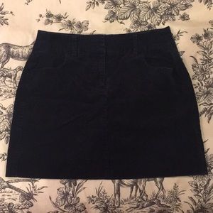 J. Crew Corduroy Mini Skirt
